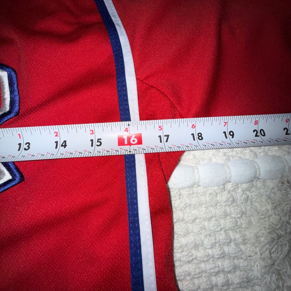 NHL Montreal Canadiens Kotkaniemi 15 Jersey Youth L/XL Red Hockey Fan Gear Habs - Picture 5 of 6